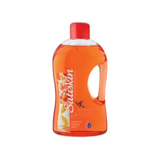 SATISKIN PEACH BUBBLEBATH 2LT