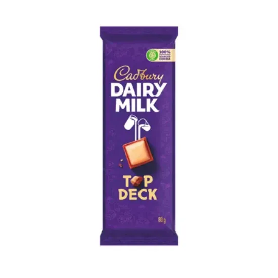 CADBURY CADBURY DAIRY MILK TOP DECK 80G