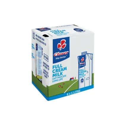 CLOVER CLOVER MILK FULL CREAM LT x 6