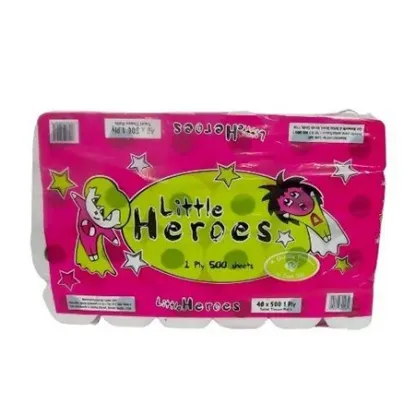 LITTLE HEROES LITTLE HEROES T/ PAPER 1 PLY 500 SHEETS 48`S EACH