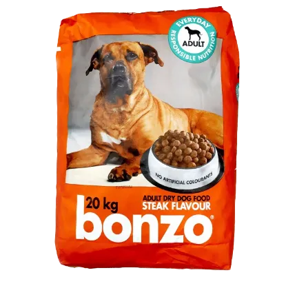 BONZO DOG FOOD STEAK 20KG