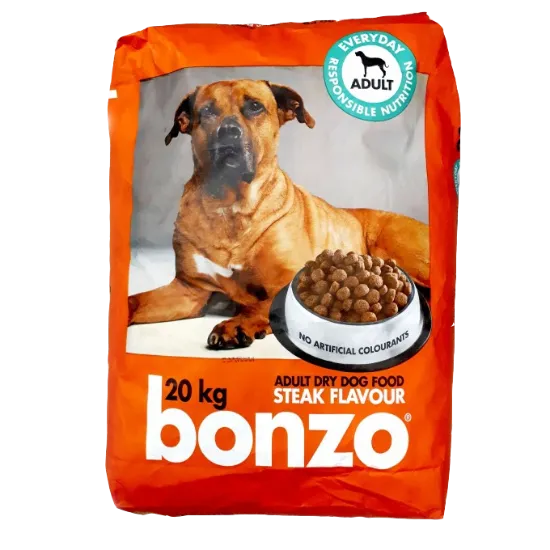 BONZO DOG FOOD STEAK 20KG