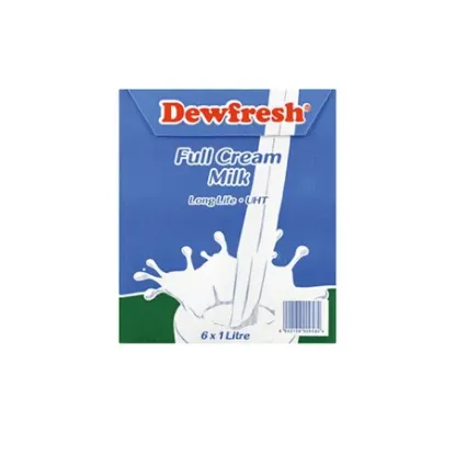 DEWFRESH FULL CREAM MILK LT x 6