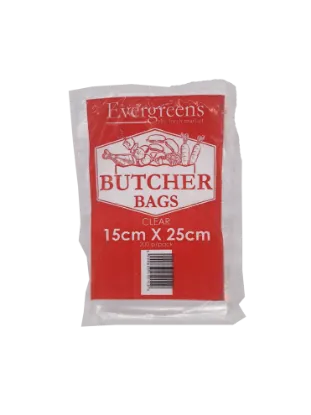 EVERGREENS 15X25CM BUTCHER BAGS 200`S EACH