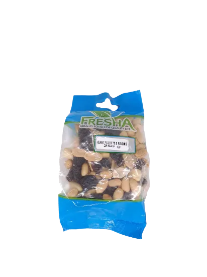 FRESHA GIANT PEANUTS AND RAISINS 250G