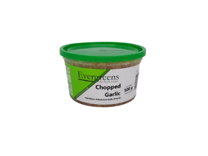 EVERGREENS CHOPPED GARLIC 500G