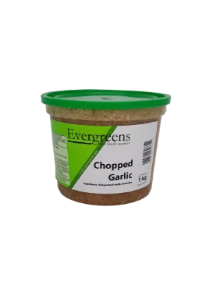 EVERGREENS CHOPPED GARLIC KG